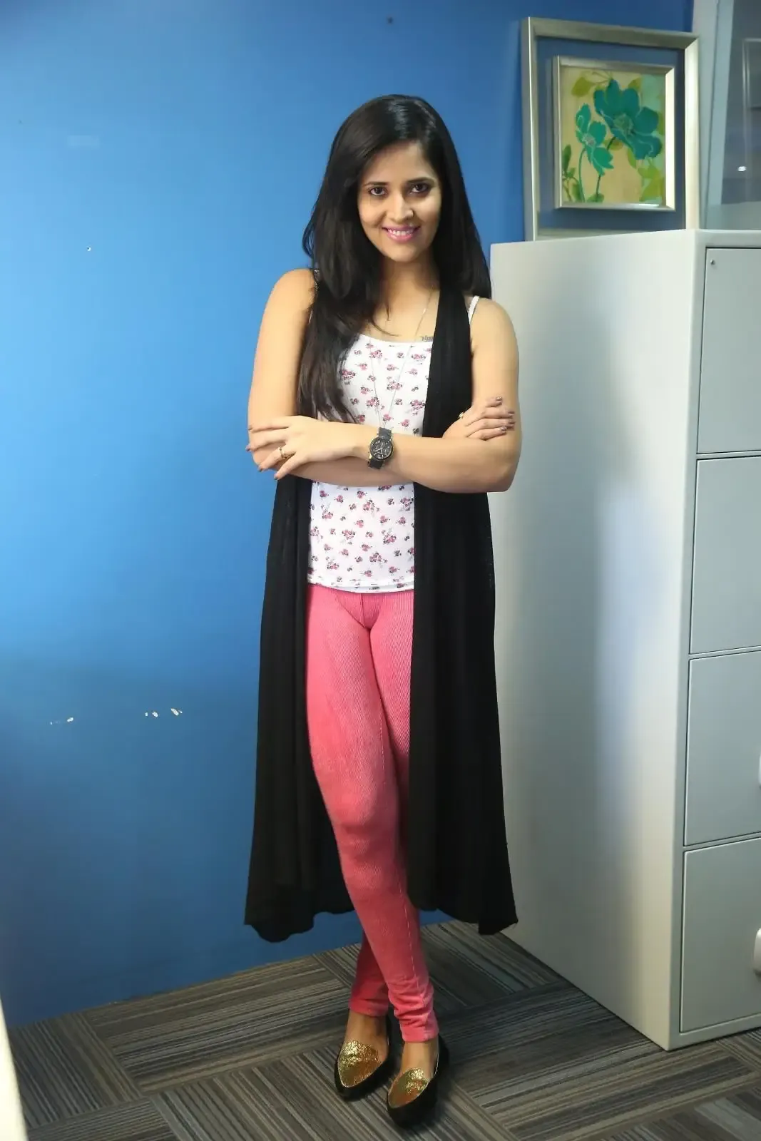 Telugu TV Anchor Anasuya Long Hair Photoshoot